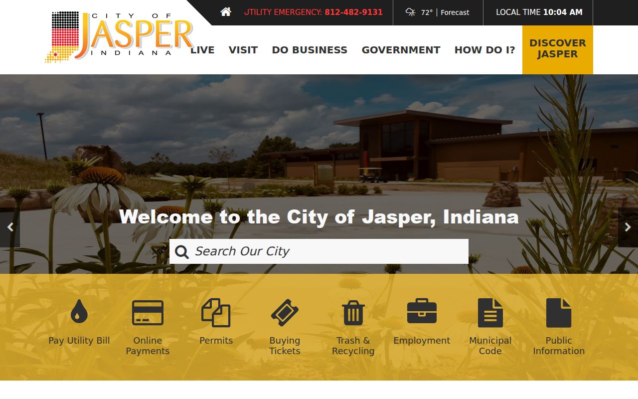 Jasper government context for Dubois County criminal dockets